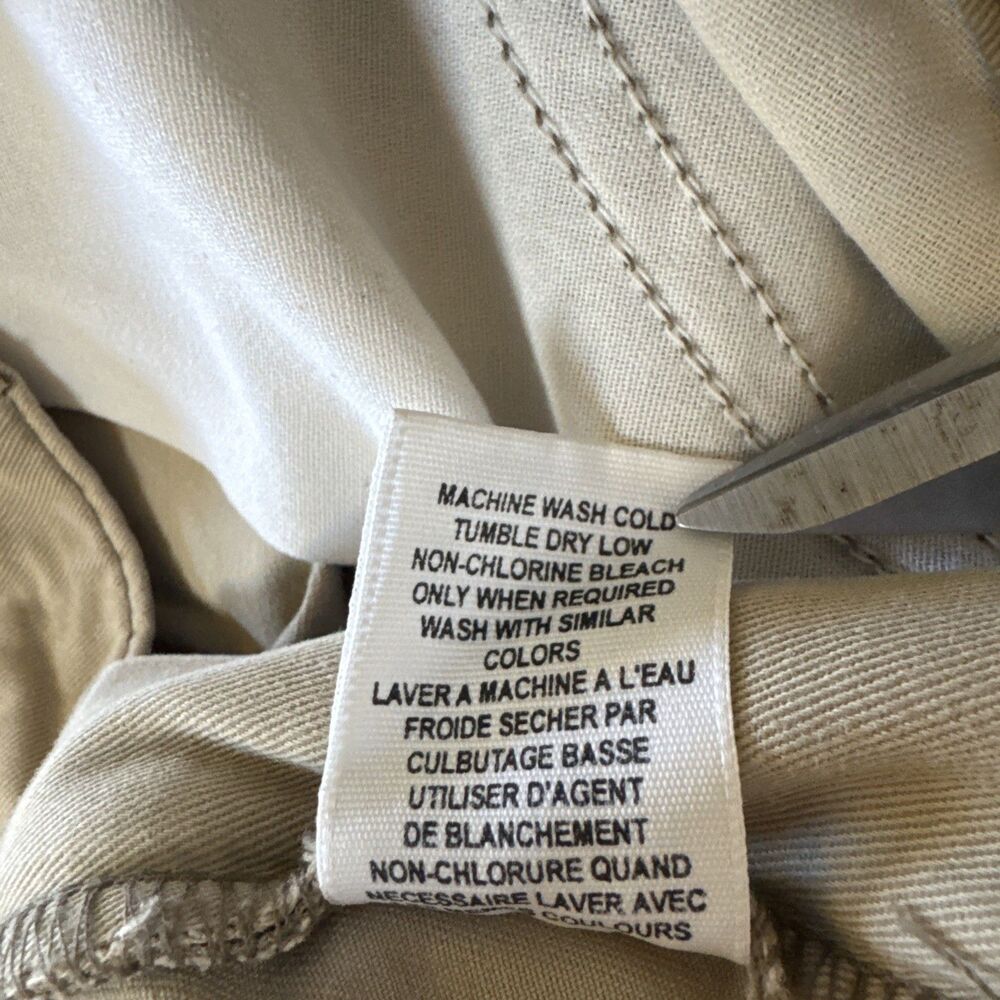VINTAGE Polo Ralph Lauren Pants Mens 33x34 Tan Freighter Cargo Military Y2K - Picture 6 of 10